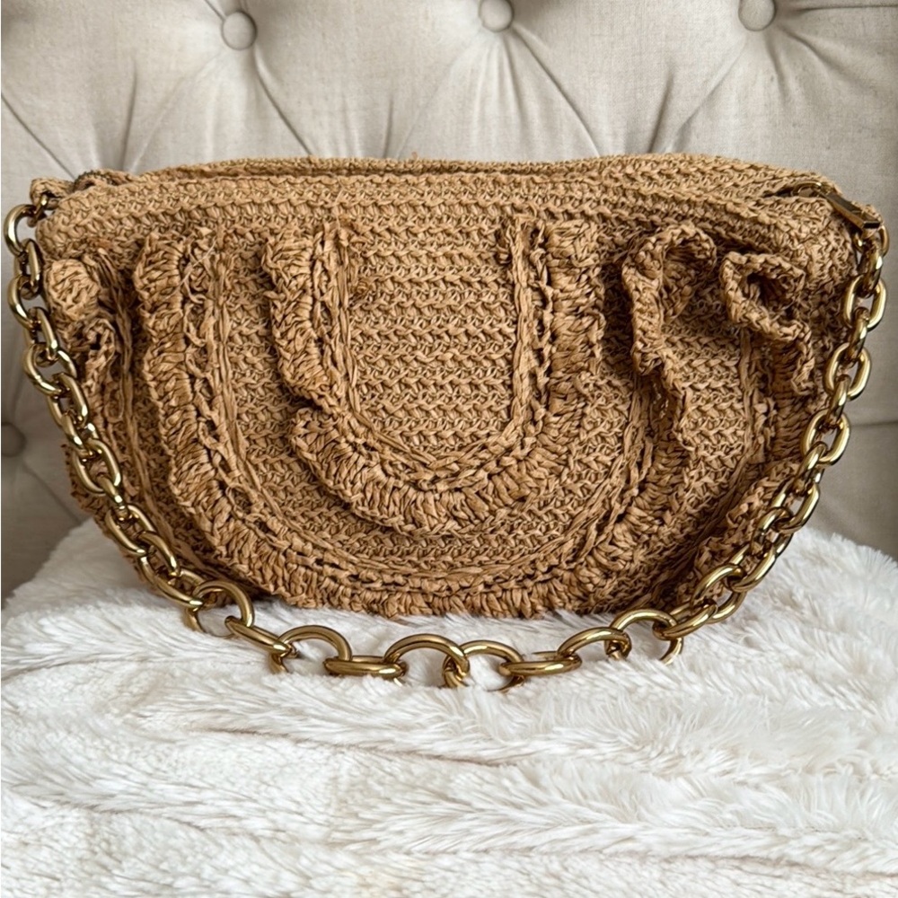 Zara Ruffled Shoulder Bag
